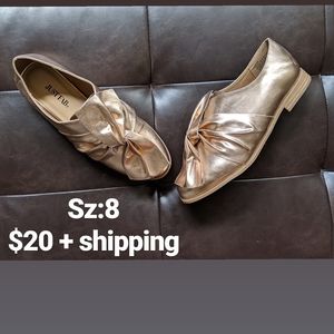 Rose Gold now slip ons